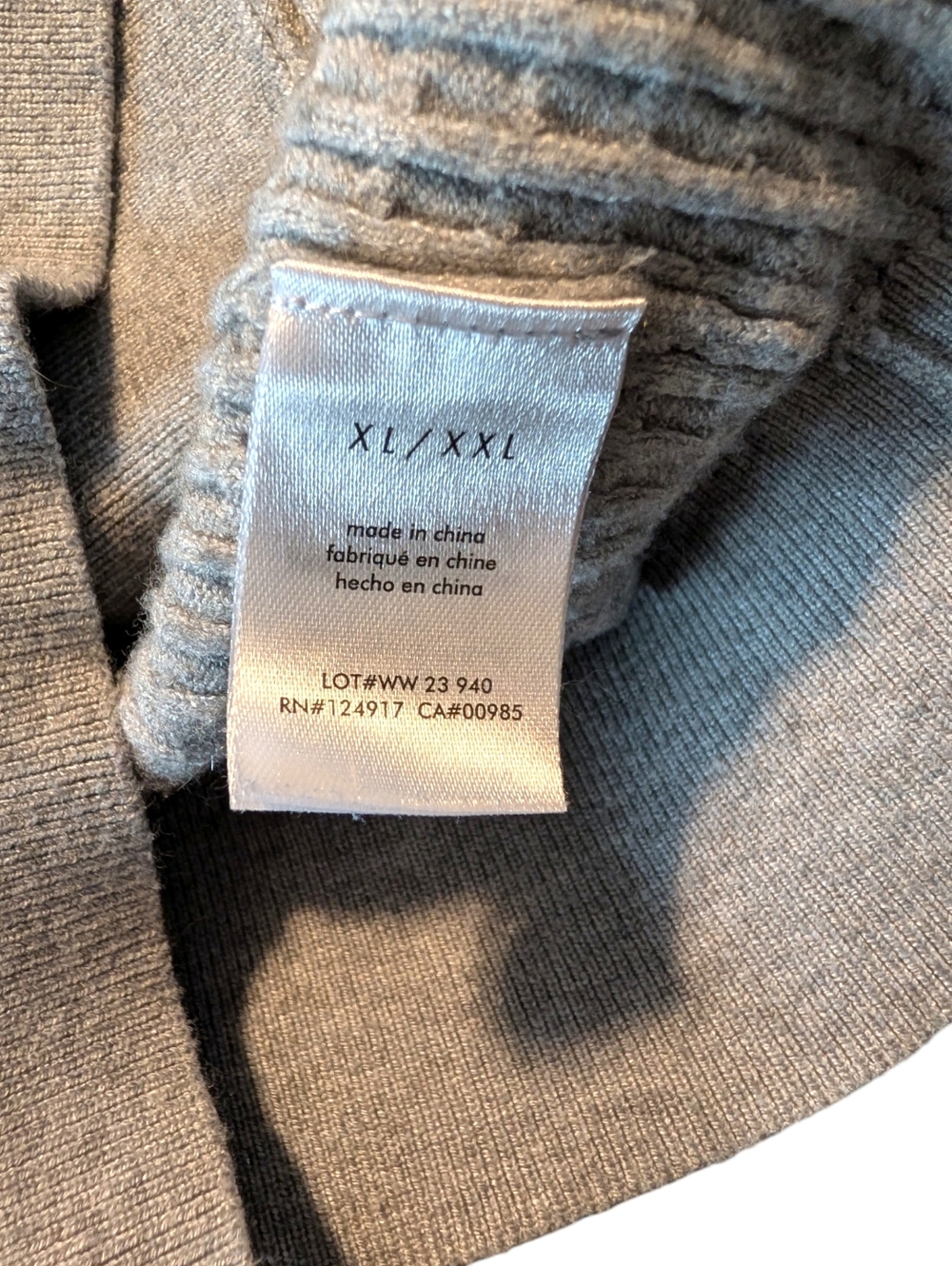 WeWoreWhat Light Gray Button-Front Knit Cardigan EUC - Picture 8 of 10